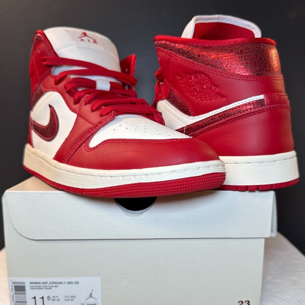 Air Jordan 1 Mid “Valentine’s Day 2025” – HJ9337-106 | 10M/11.5W